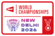 BWF World Championships New Delhi 2026 event badge